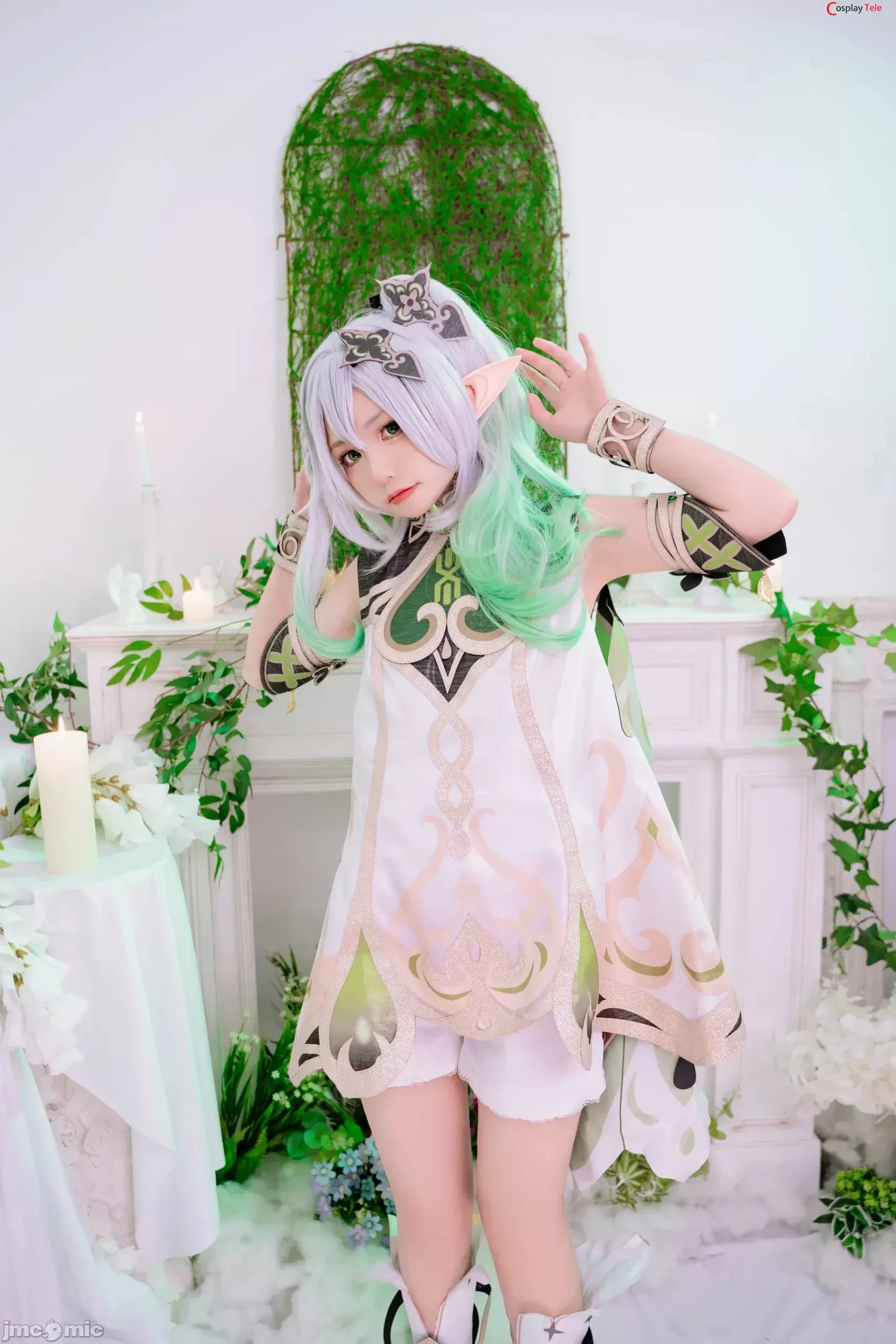 Nekokoyoshi [爆机少女喵小吉] cosplay Nahida – Genshin Impact [85P]