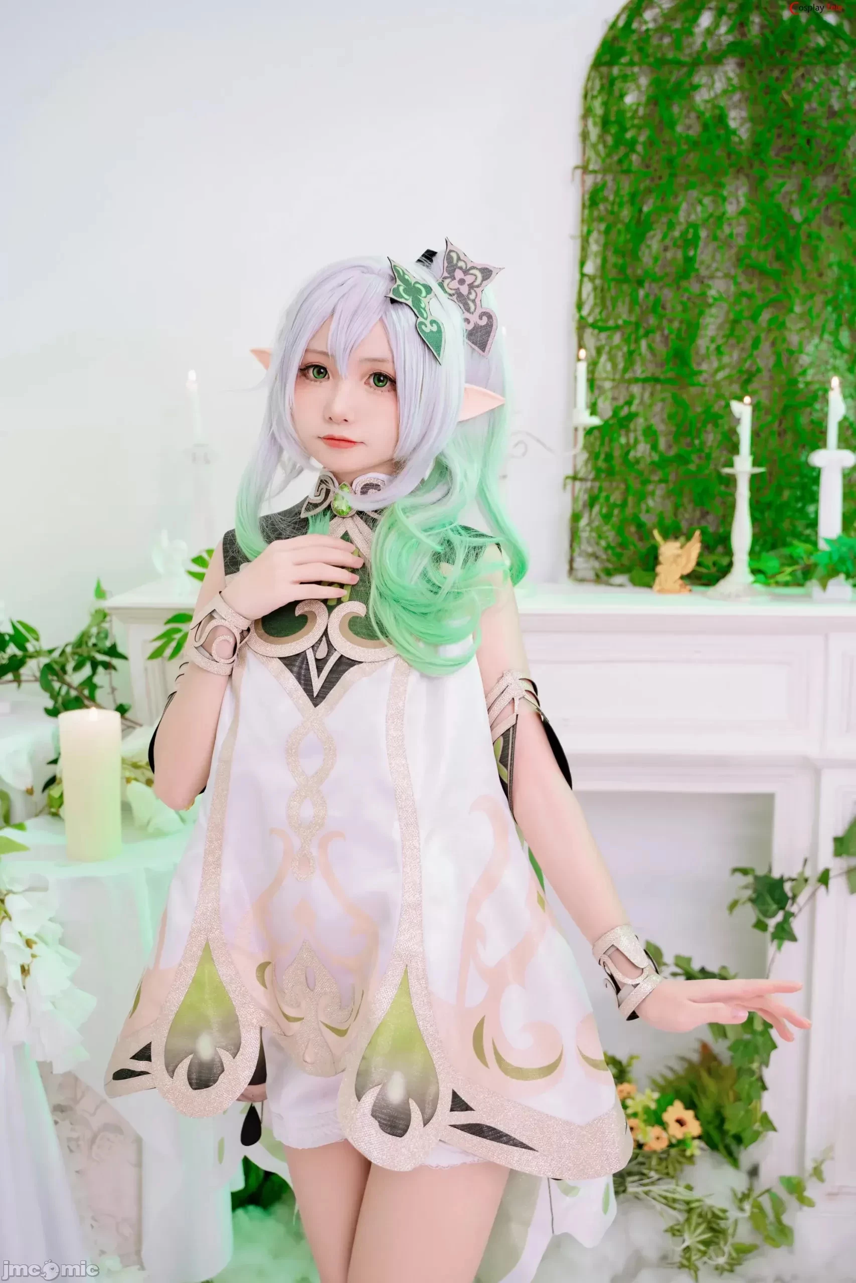 Nekokoyoshi [爆机少女喵小吉] cosplay Nahida – Genshin Impact [85P]