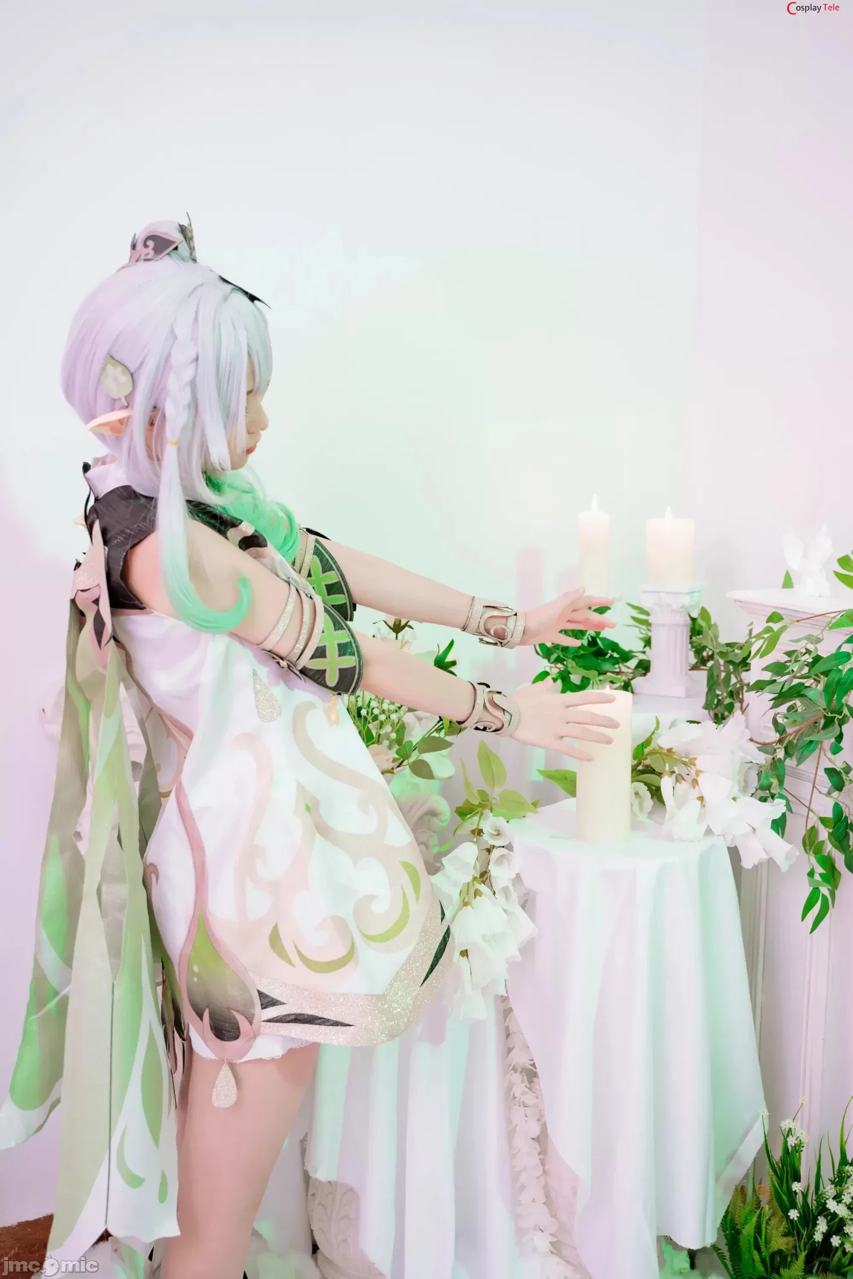 Nekokoyoshi [爆机少女喵小吉] cosplay Nahida – Genshin Impact [85P]