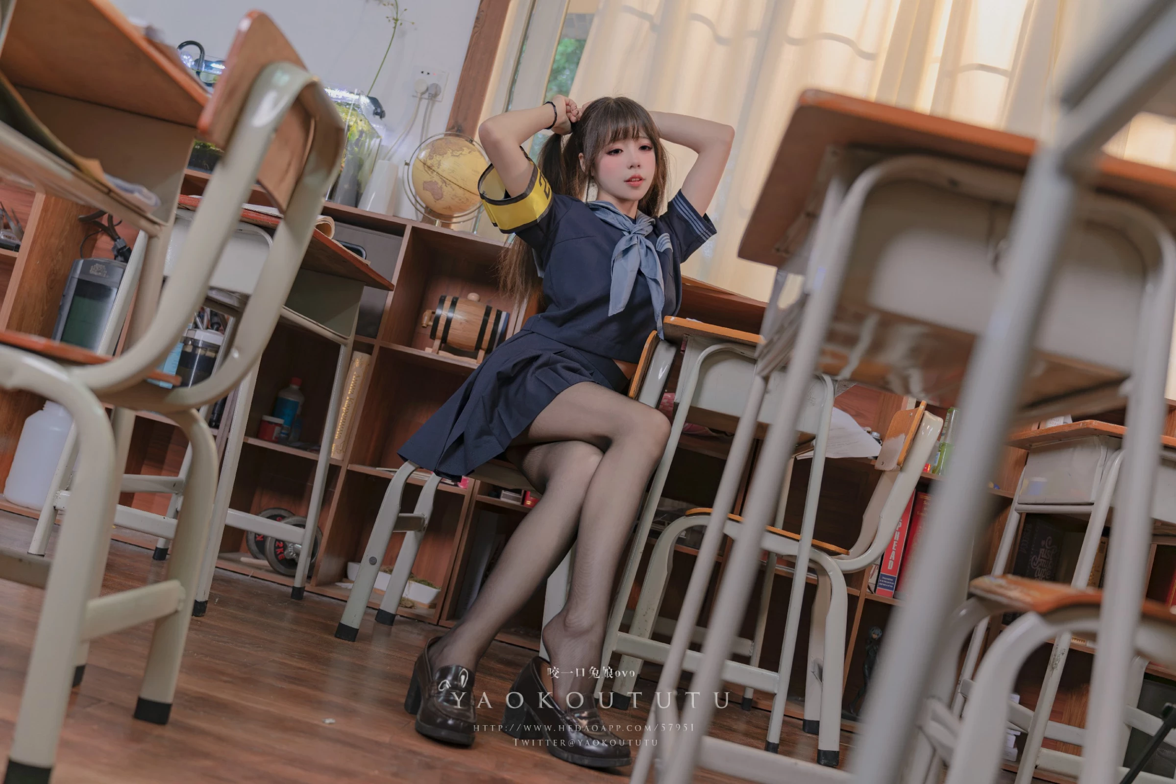 Coser@黏黏团子兔 - ‘学生会长竞选中’脸红的思春期 [55P]