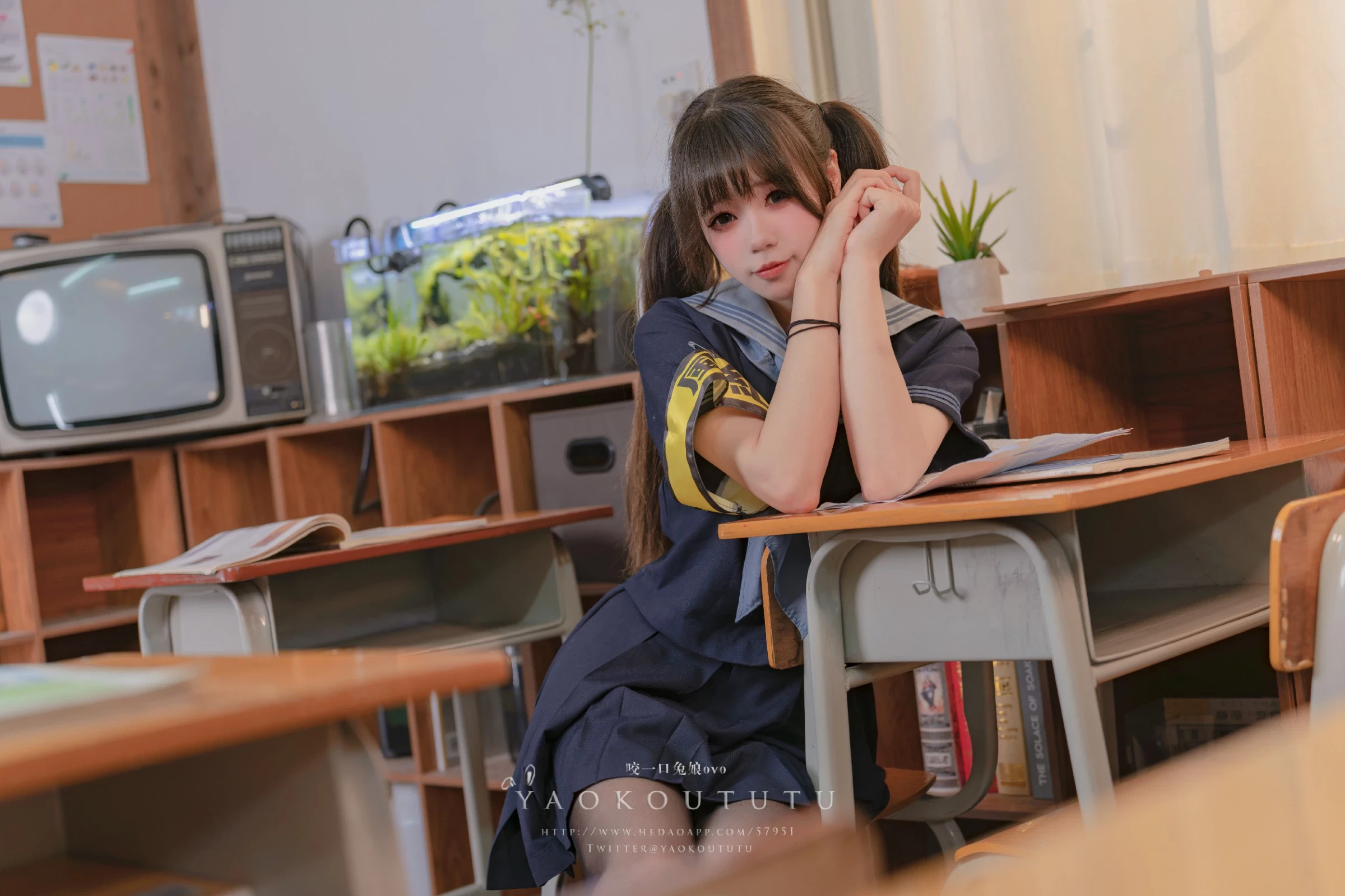 Coser@黏黏团子兔 - ‘学生会长竞选中’脸红的思春期 [55P]