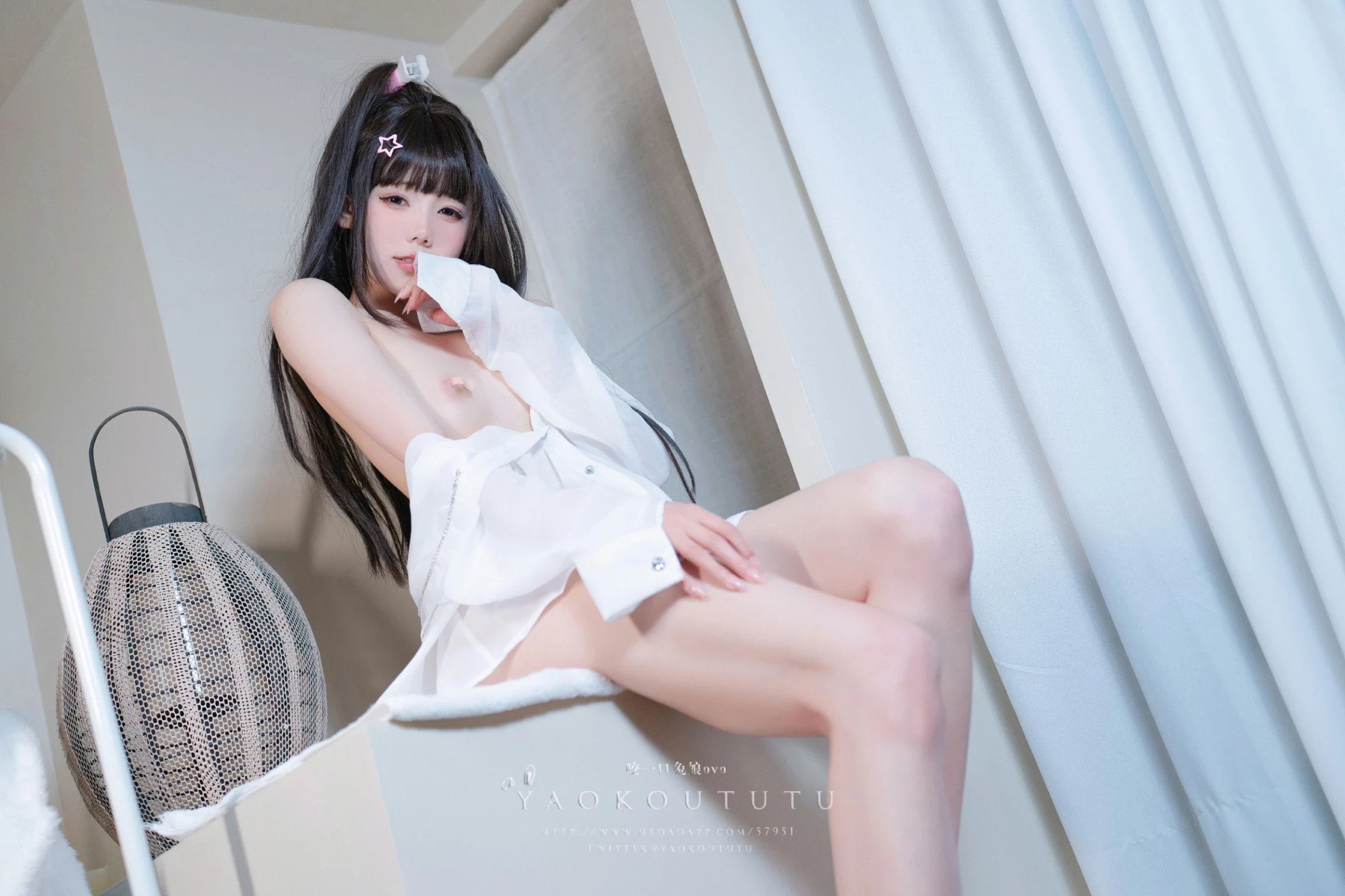 Coser@黏黏团子兔 -  男友衬衣’&Boom Boom [58P]