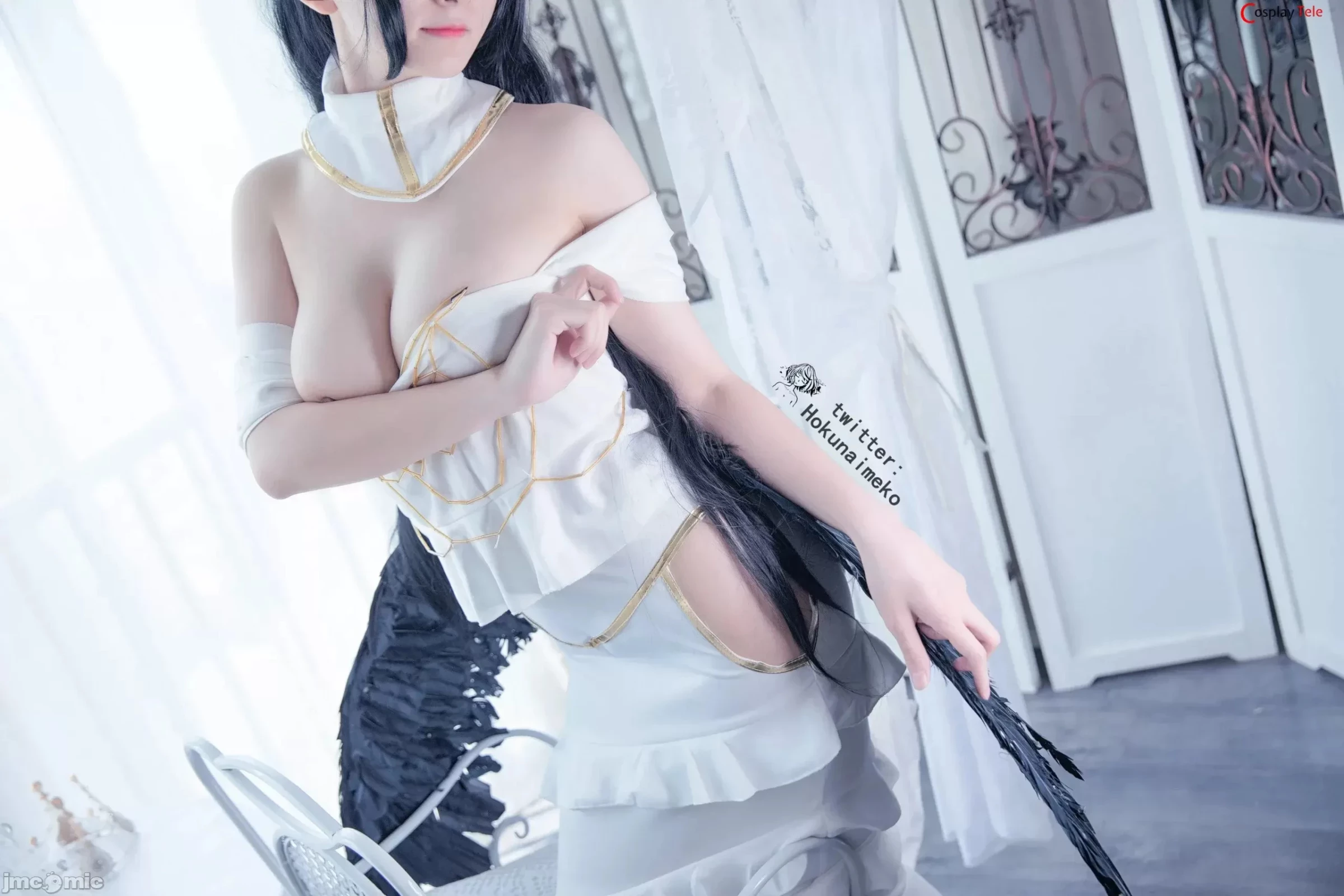 Hokunaimeko cosplay Albedo – Overlord [63P]