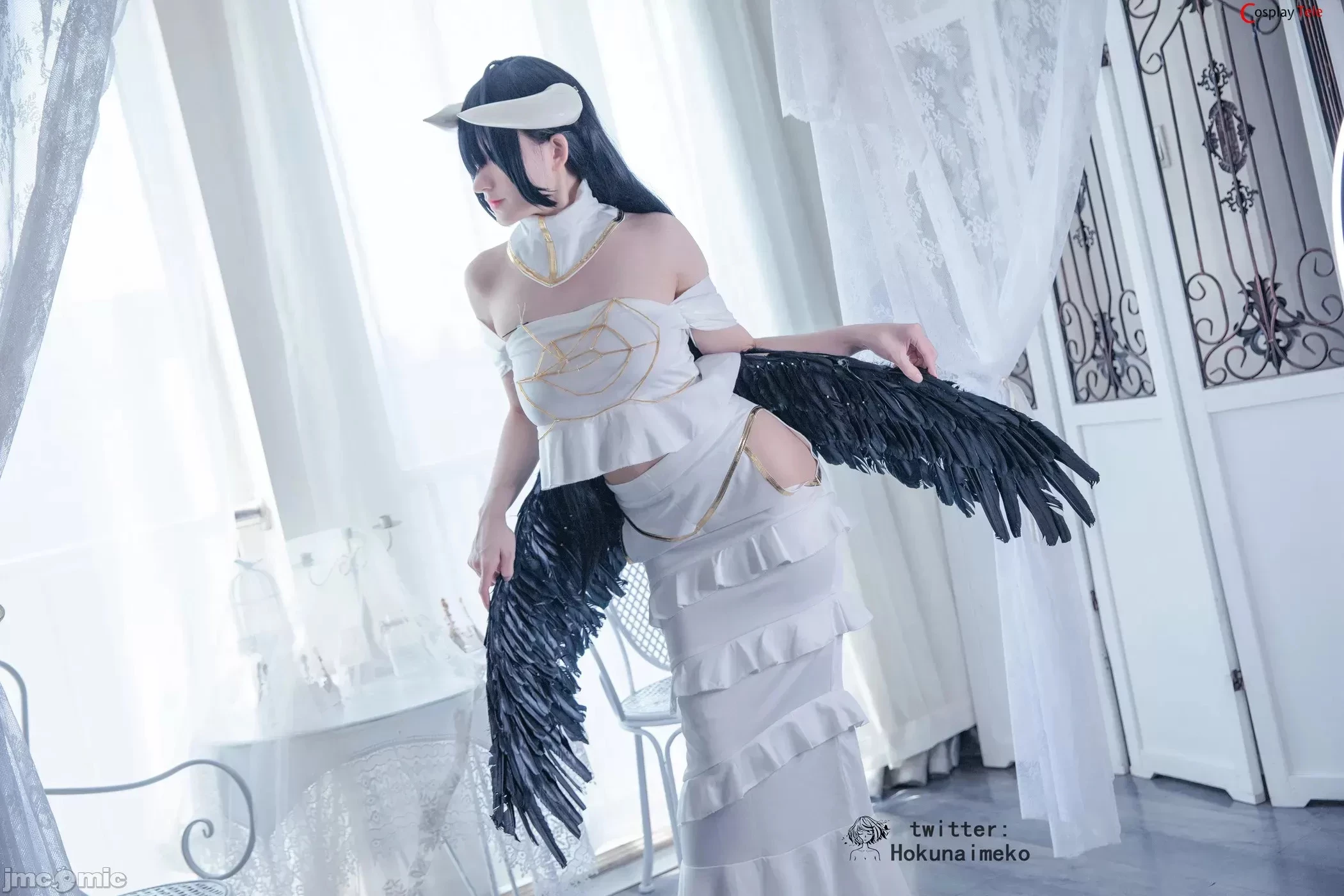 Hokunaimeko cosplay Albedo – Overlord [63P]