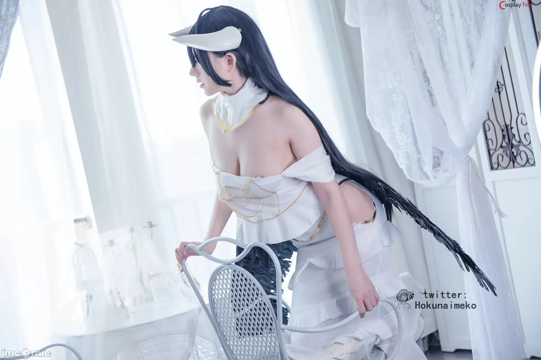 Hokunaimeko cosplay Albedo – Overlord [63P]