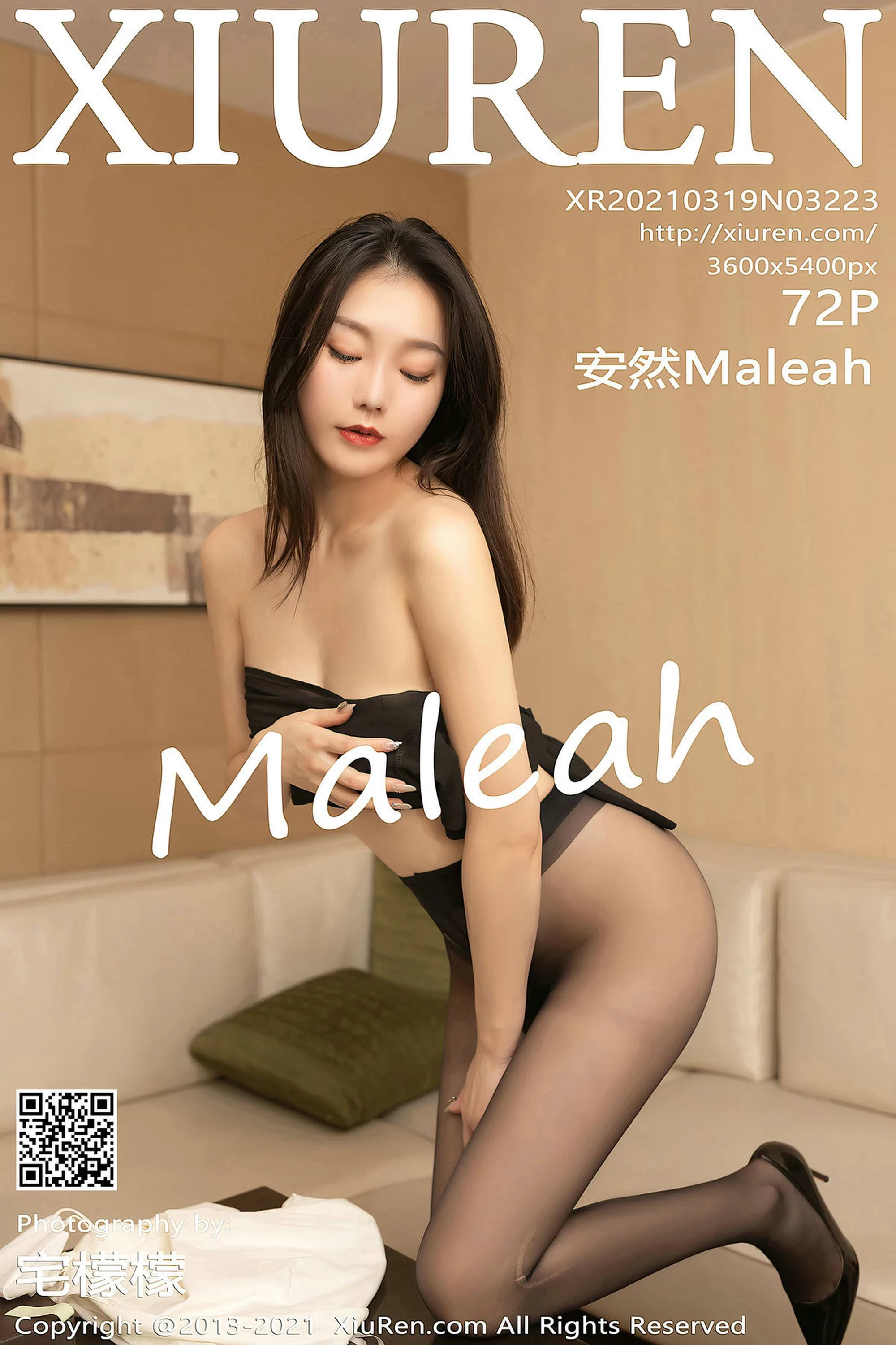 [Xiuren秀人系列]2021.03.19 No.3223 安然Maleah 完整版无水印写真[73P]