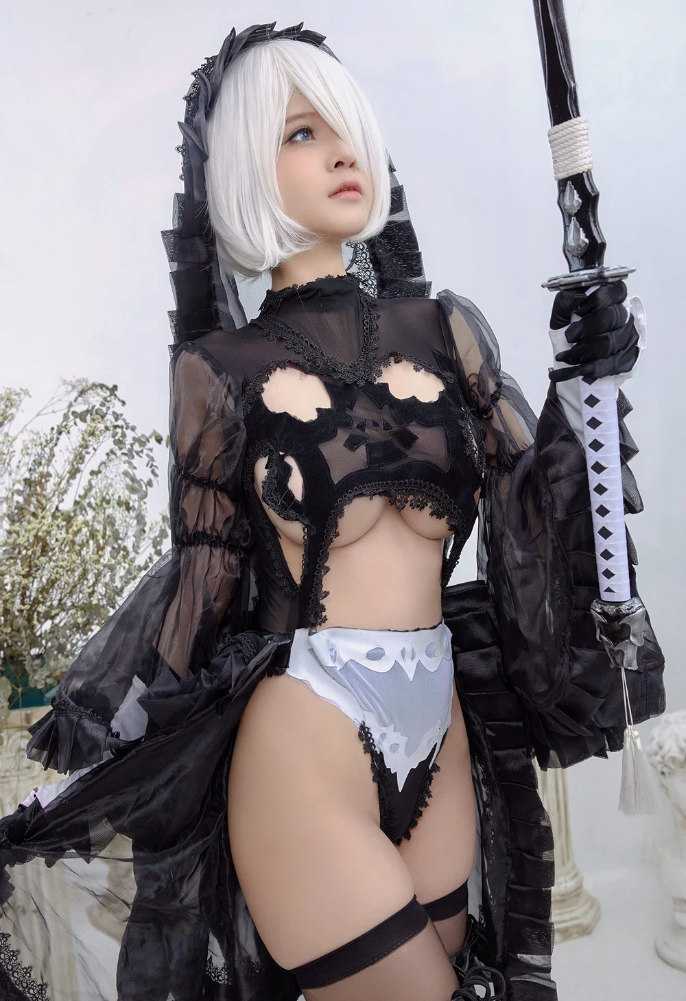 [Azami] 2B 黒い衣裝 Cos [ニーアオートマタ] [21P]