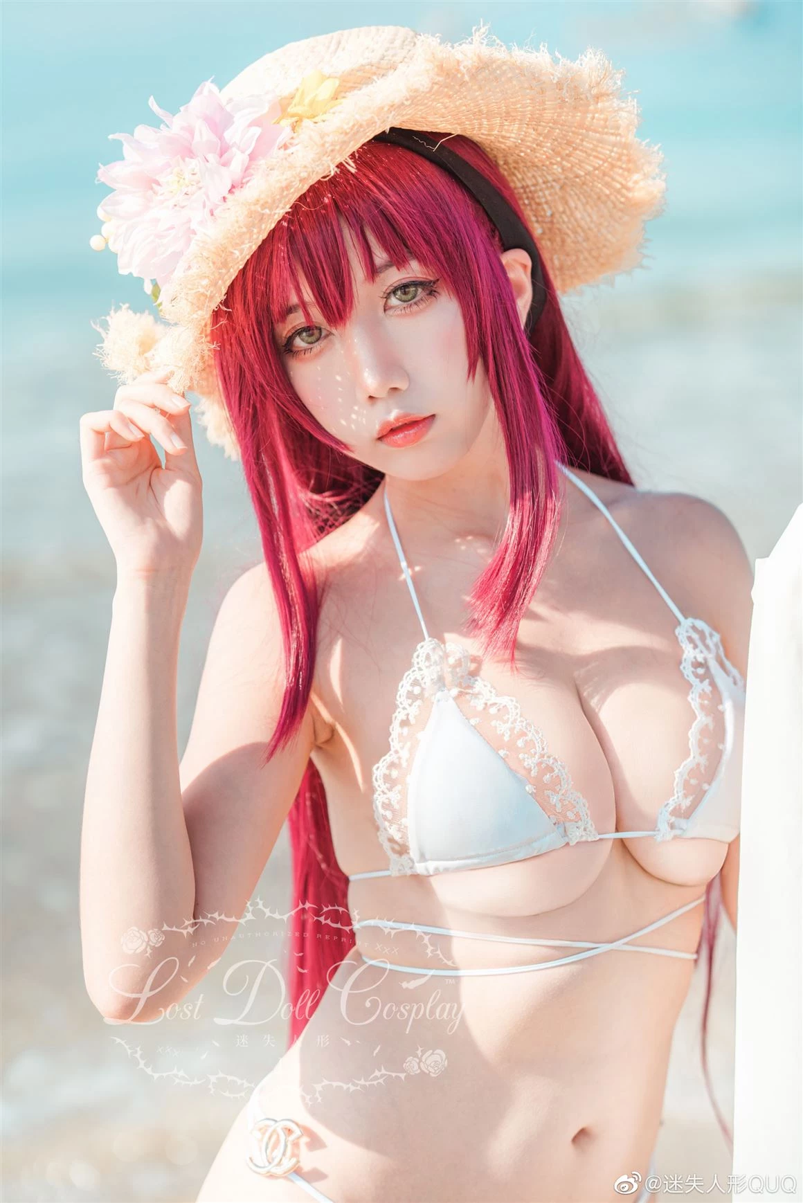 《碧藍航線》絮庫夫性感巨乳Cosplay泳裝[CN：迷失人形QUQ] [12P]