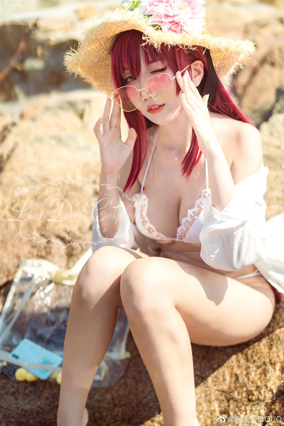 《碧藍航線》絮庫夫性感巨乳Cosplay泳裝[CN：迷失人形QUQ] [12P]