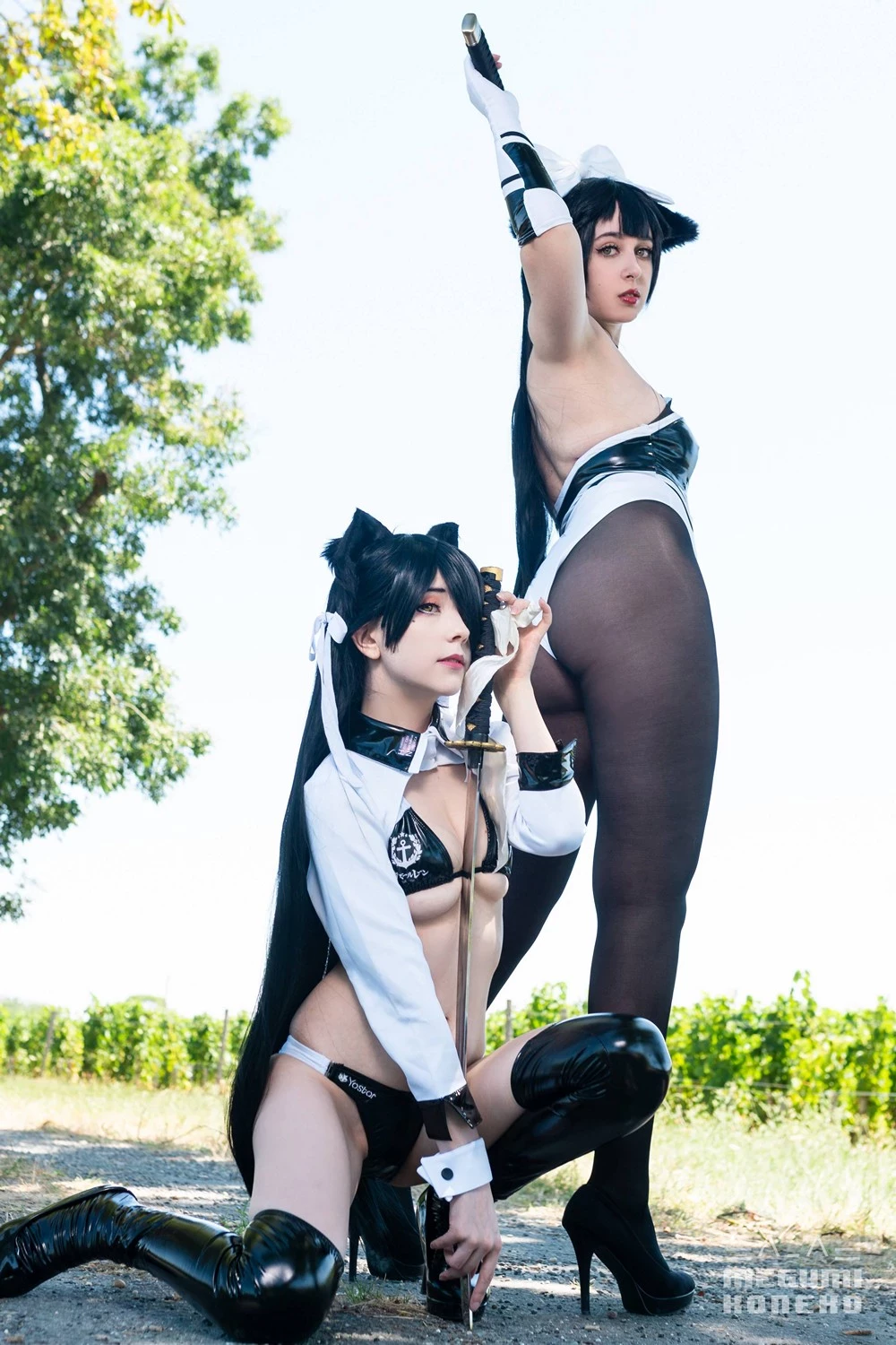 Megumi Koneko & Gumiho Arts - Racing Queen Atago & Takao