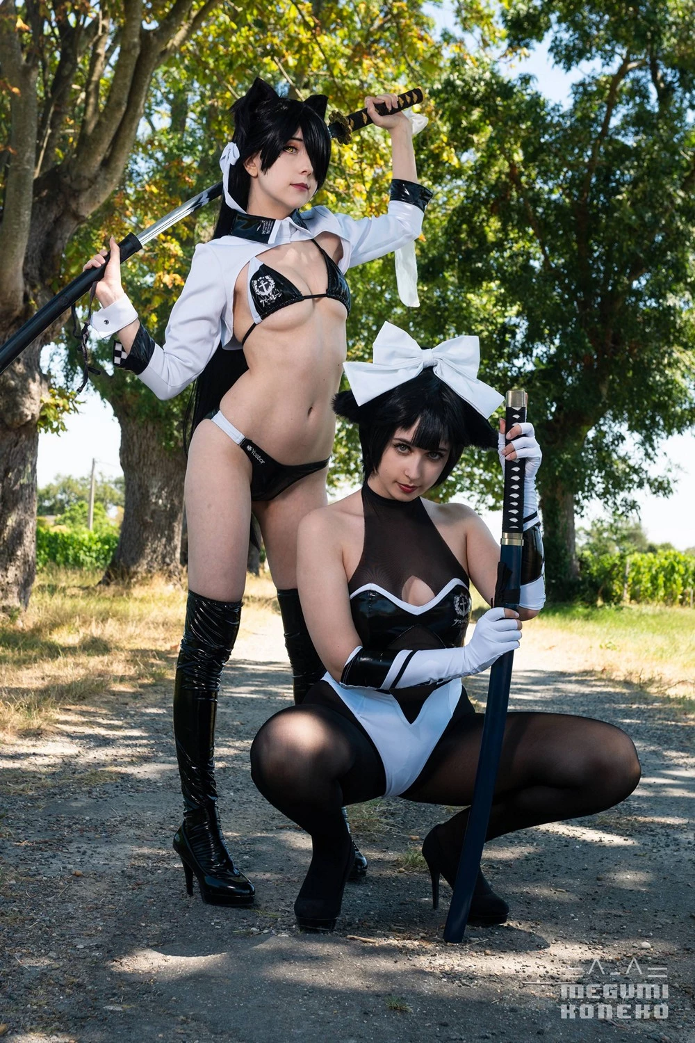 Megumi Koneko & Gumiho Arts - Racing Queen Atago & Takao