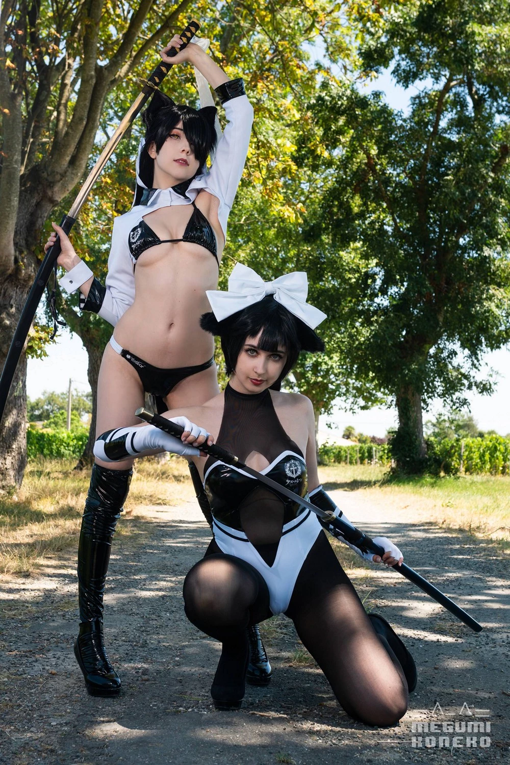 Megumi Koneko & Gumiho Arts - Racing Queen Atago & Takao