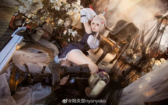 碧藍航線綾波 柚 黯然禮服cos cn菠蘿 陽炎型nyonyoko [16P]