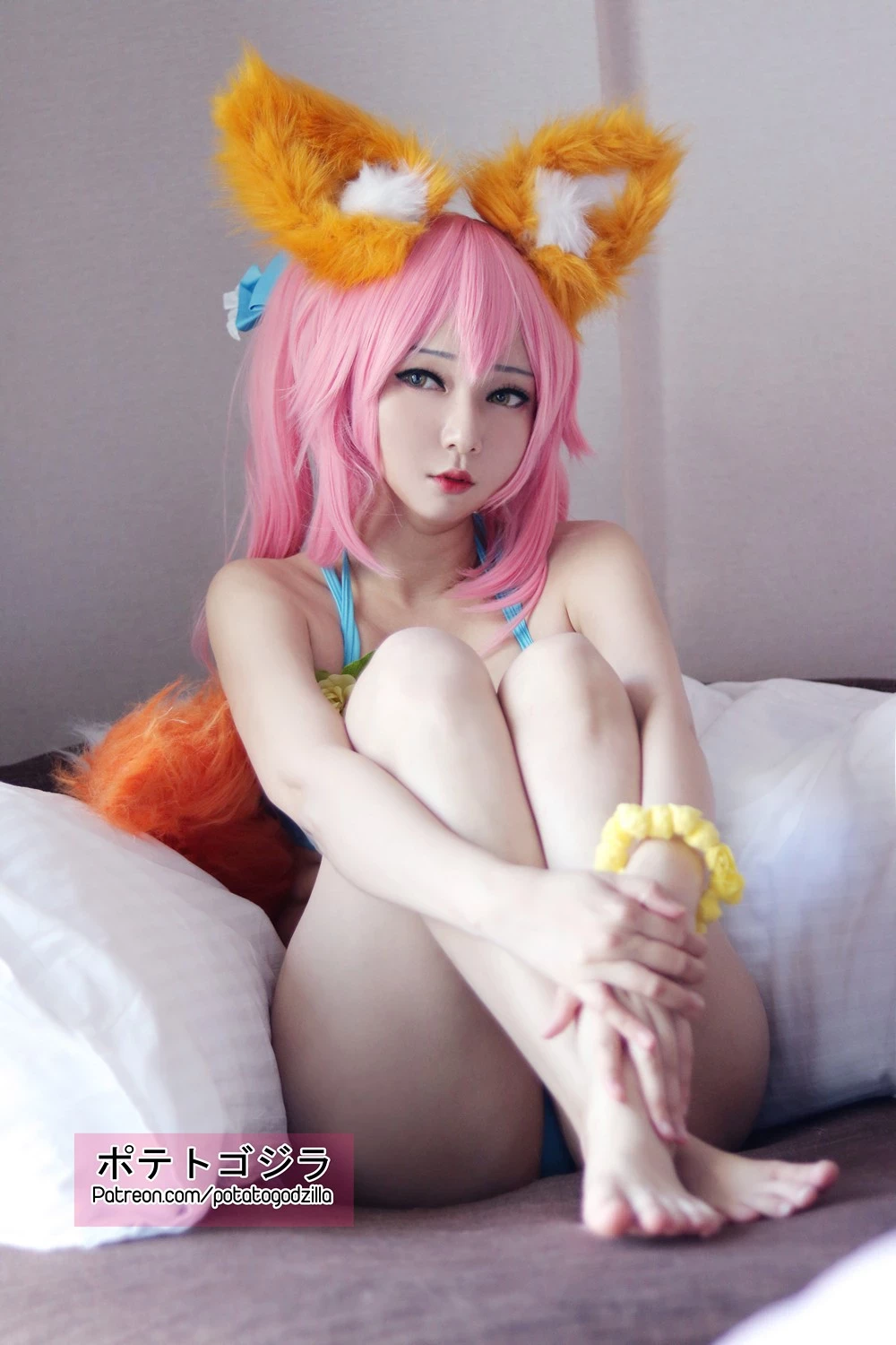 [Cosplay] Potato Godzilla - Tamamo Bikini [20 December 2021]