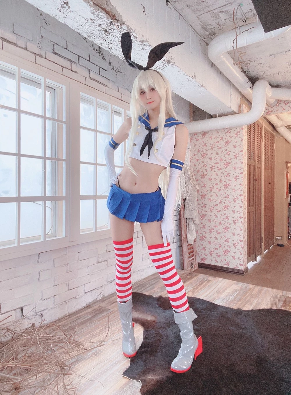 [Cosplay] [[ ´_ゝ｀]柳丸] [59枚]撮れたて！島風の裝い