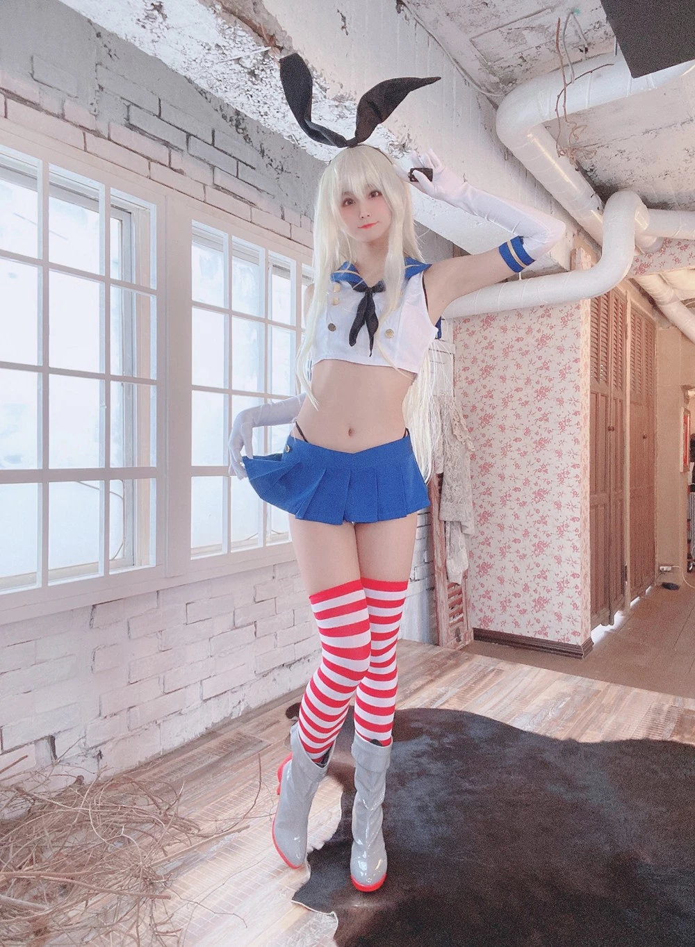 [Cosplay] [[ ´_ゝ｀]柳丸] [59枚]撮れたて！島風の裝い