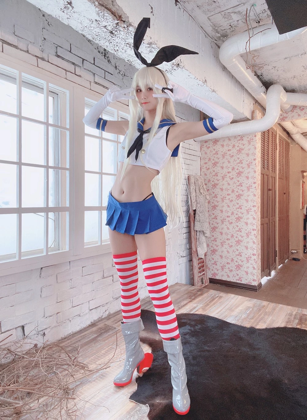 [Cosplay] [[ ´_ゝ｀]柳丸] [59枚]撮れたて！島風の裝い