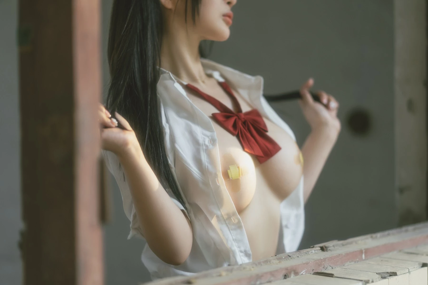 桜井寧寧 Cosplay 廢墟jk