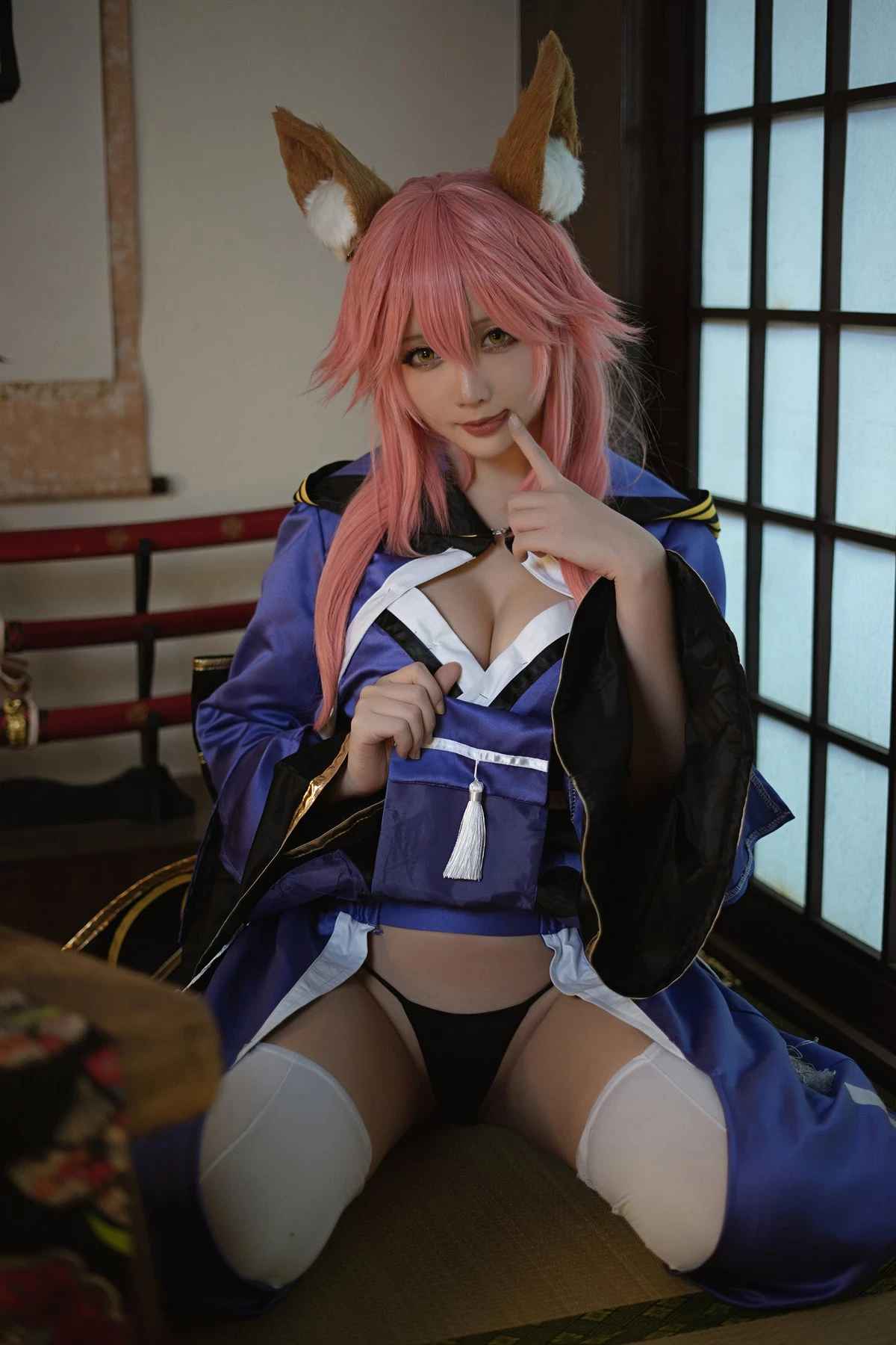 Cosplay 星之遲遲Hoshilily 玉藻前忠犬蓄勢待發