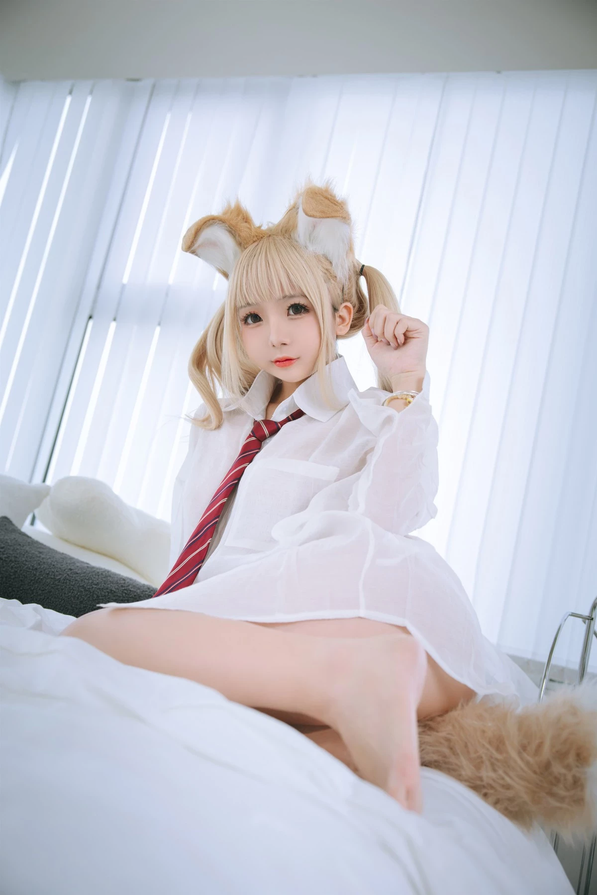 Cosplay 日奈嬌 襯衫小狗 Set.01