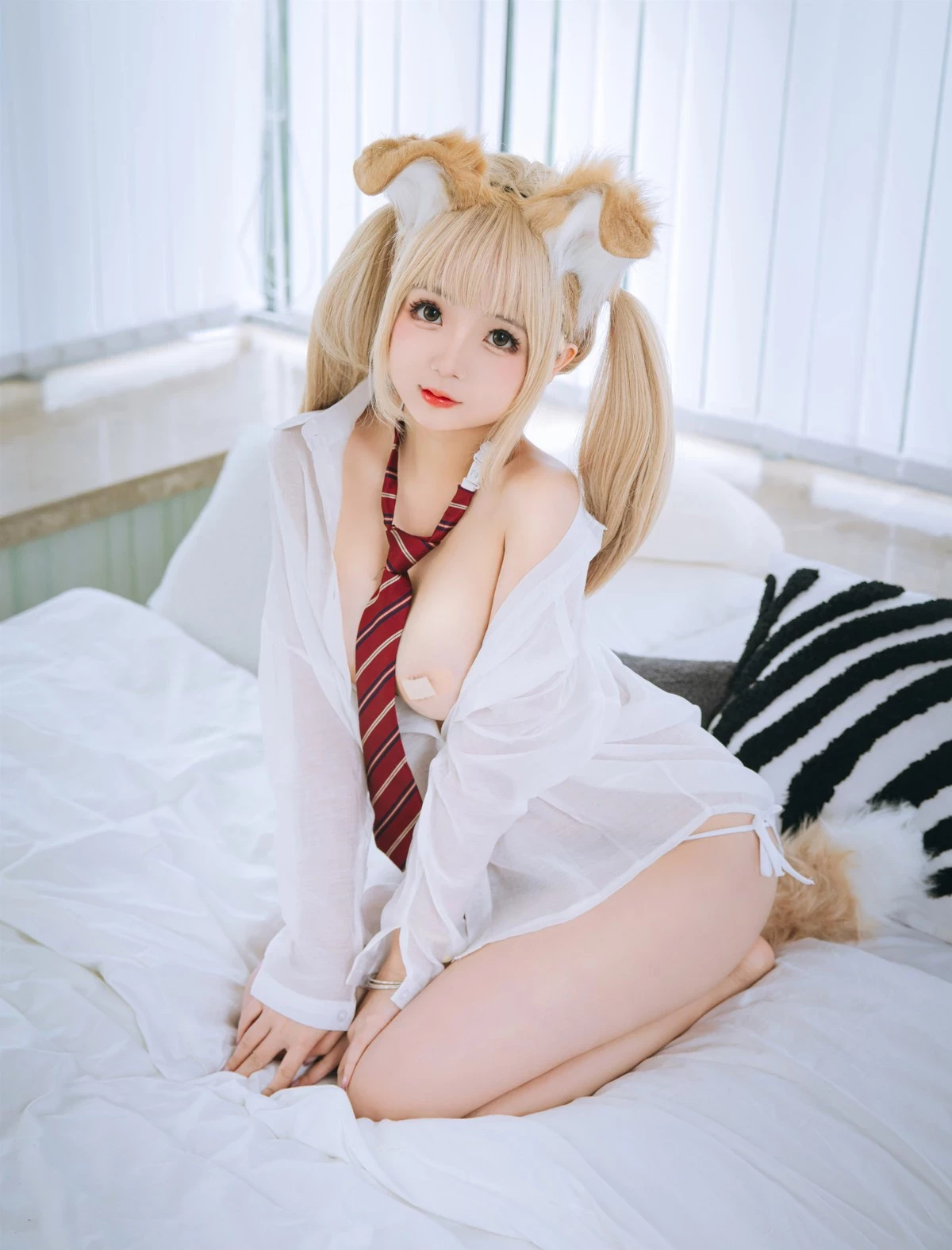 Cosplay 日奈嬌 襯衫小狗 Set.01